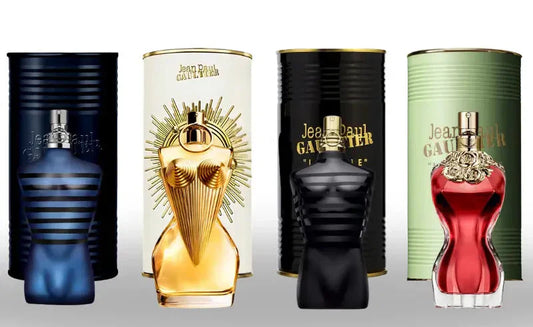Set of 4 perfumes | Le Male Le Parfum, Divine, Ultra Male, La Belle